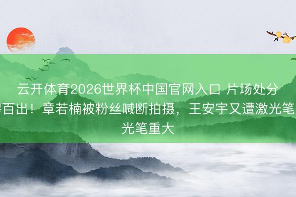 云开体育2026世界杯中国官网入口 片场处分纰谬百出！章若楠被粉丝喊断拍摄，王安宇又遭激光笔重大